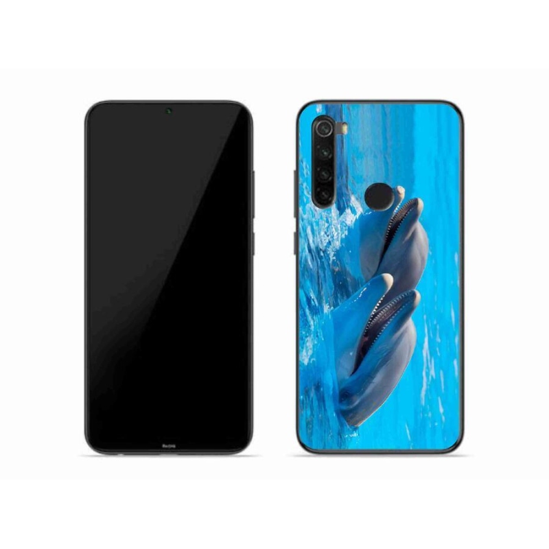 Gél borítás mmCase a Xiaomi Redmi Note 8-hoz - delfinek