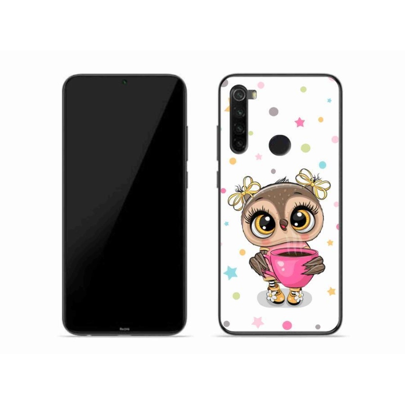 Gél borítás mmCase a Xiaomi Redmi Note 8-hoz - rajzfilm bagoly
