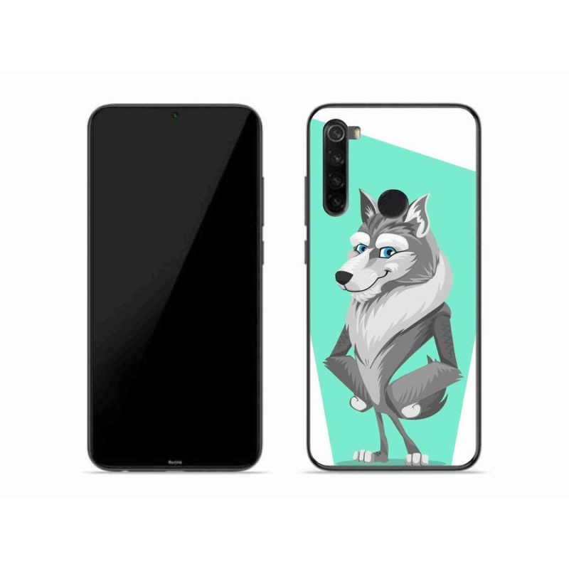 Gél borítás mmCase a Xiaomi Redmi Note 8-hoz - rajzfilm farkas