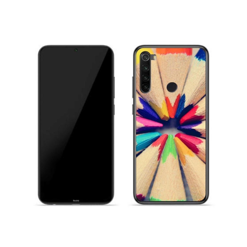 Gél borító mmCase a Xiaomi Redmi Note 8-hoz - zsírkréták