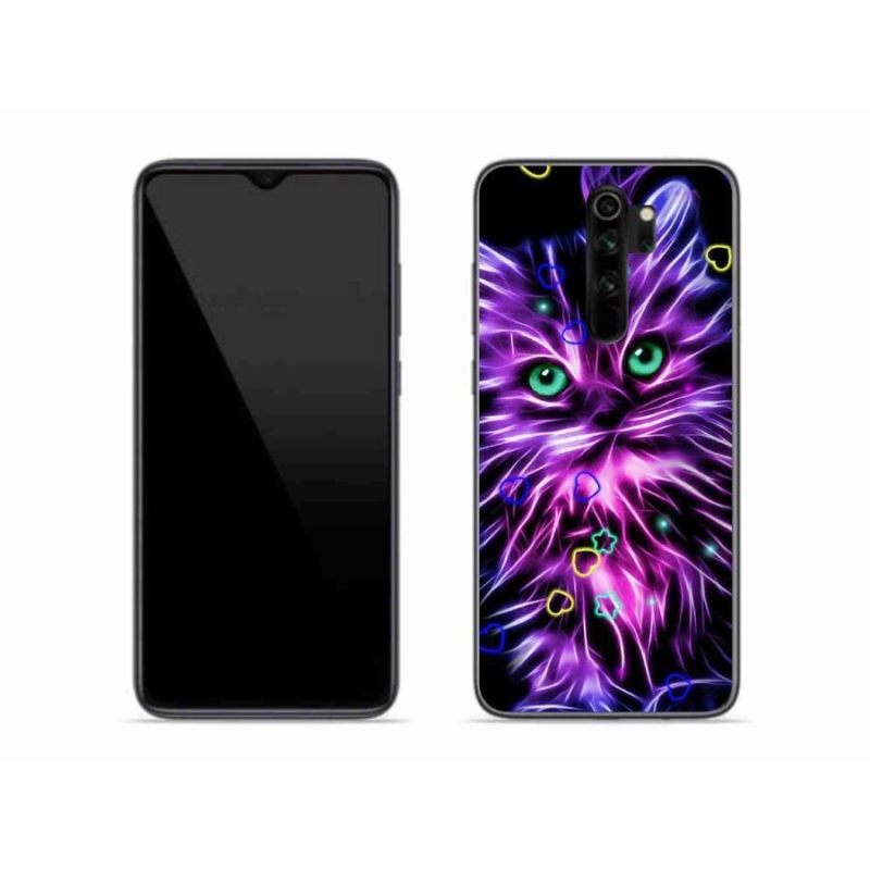 Gél borítás mmCase a Xiaomi Redmi Note 8 Pro számára - absztrakt macska
