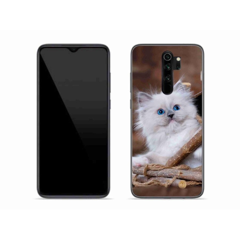 Gél borítás mmCase a Xiaomi Redmi Note 8 Pro készülékhez - fehér cica