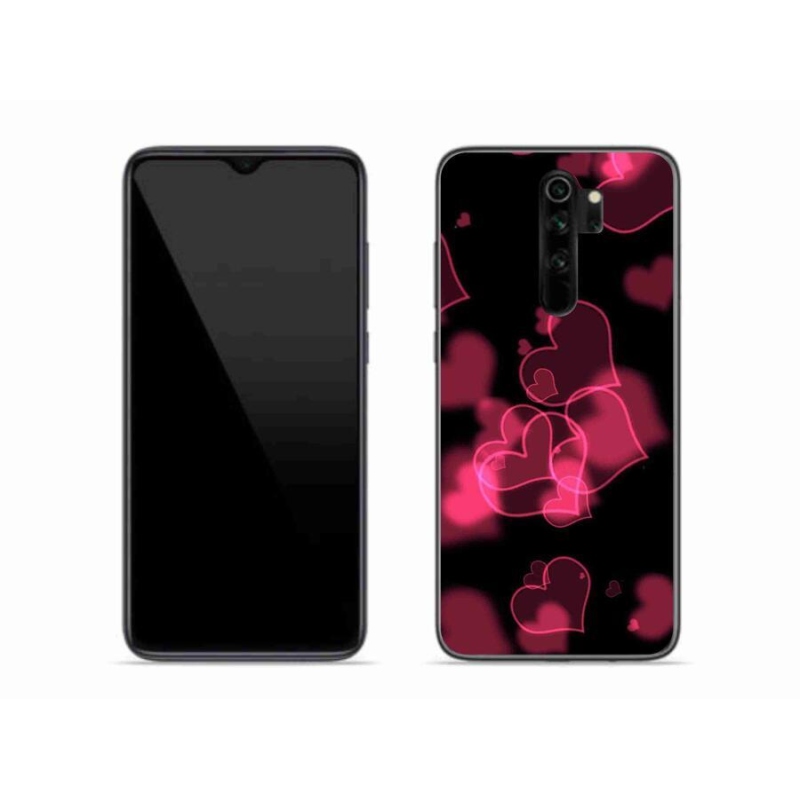 Gél borítás mmCase a Xiaomi Redmi Note 8 Pro készülékhez - piros szívek