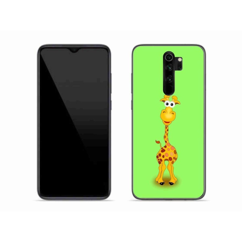 Gél borítás mmCase a Xiaomi Redmi Note 8 Pro számára - rajzfilm zsiráf