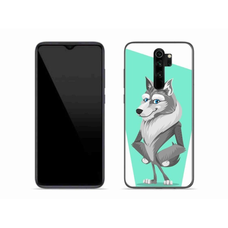 Gél borítás mmCase a Xiaomi Redmi Note 8 Pro számára - rajzfilm farkas