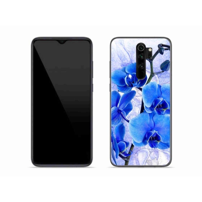 Gél borítás mmCase a Xiaomi Redmi Note 8 Pro készülékhez - kék virágok