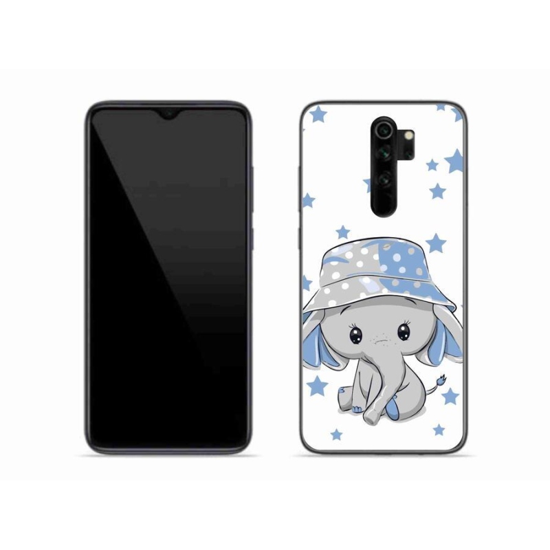 Gél borítás mmCase a Xiaomi Redmi Note 8 Pro készülékhez - kék elefánt