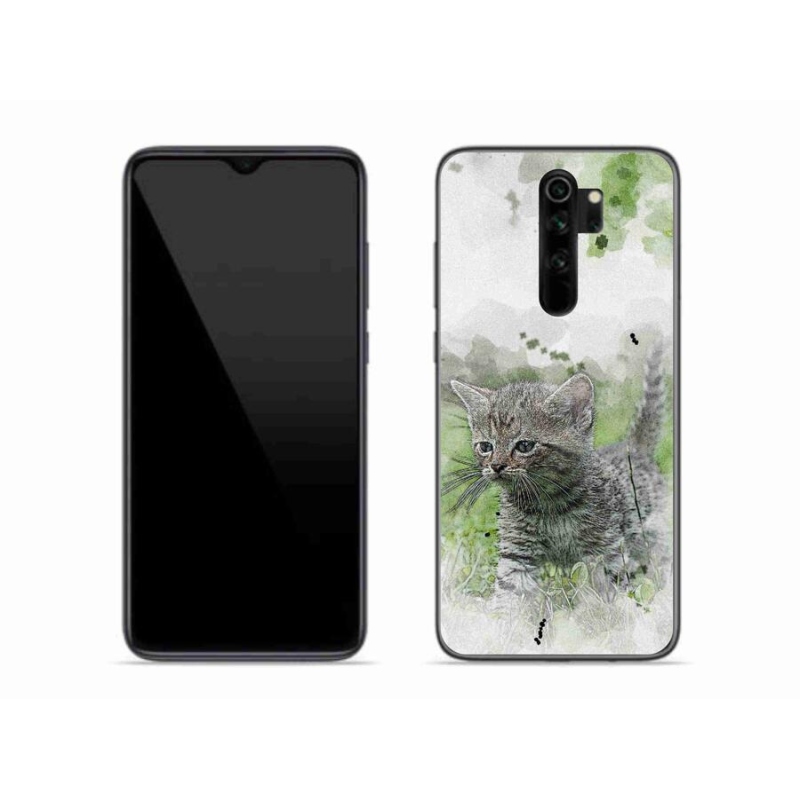 Gél borítás mmCase a Xiaomi Redmi Note 8 Pro-hoz - aranyos cica 1