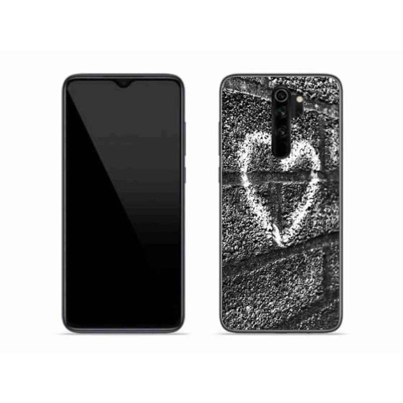 Gél borítás mmCase a Xiaomi Redmi Note 8 Pro-hoz - szív a falon
