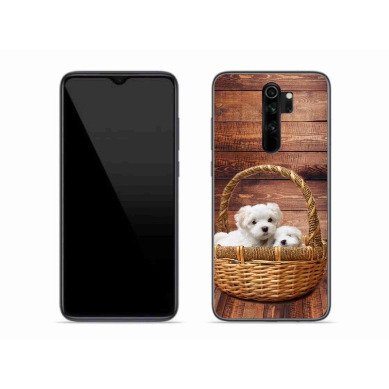Gél borítás mmCase a Xiaomi Redmi Note 8 Pro számára - kölyökkutyák