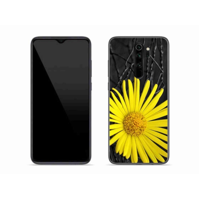 Gél borítás mmCase a Xiaomi Redmi Note 8 Pro-hoz - sárga virág