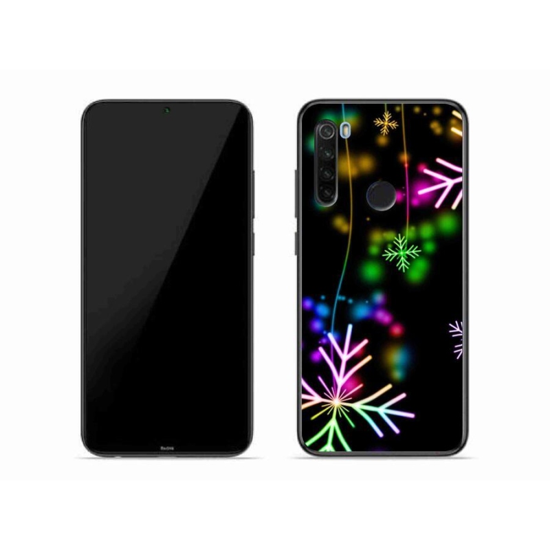 Gél borítás mmCase a Xiaomi Redmi Note 8T-hez - színes pelyhekkel