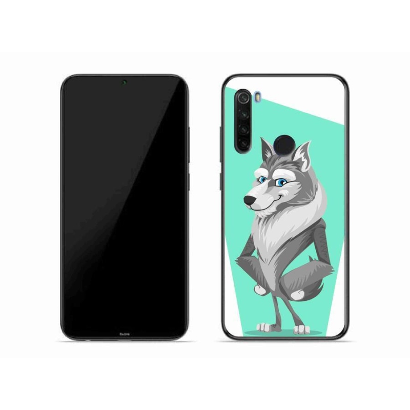 Gél borítás mmCase a Xiaomi Redmi Note 8T-hez - rajzfilm farkas