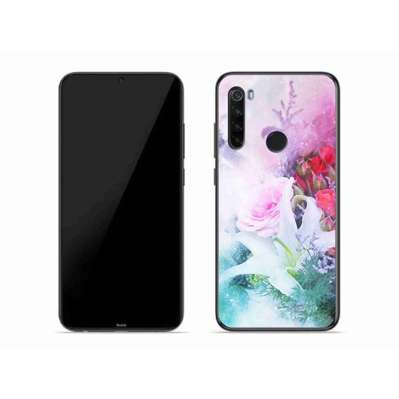 Gél borító mmCase a Xiaomi Redmi Note 8T-hez - virágok 4