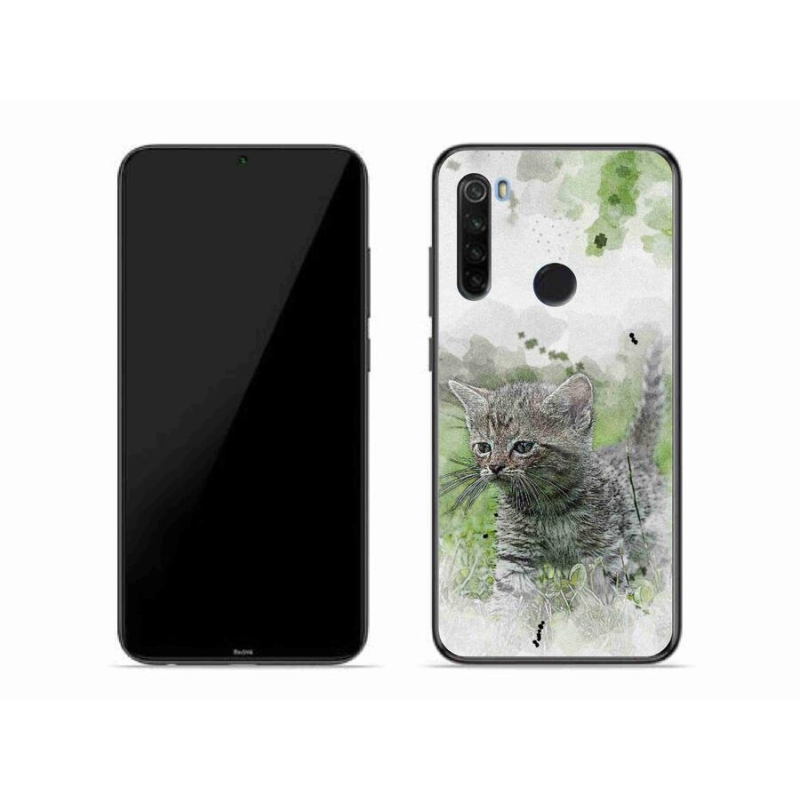 Gél borítás mmCase a Xiaomi Redmi Note 8T-hez - aranyos cica 1