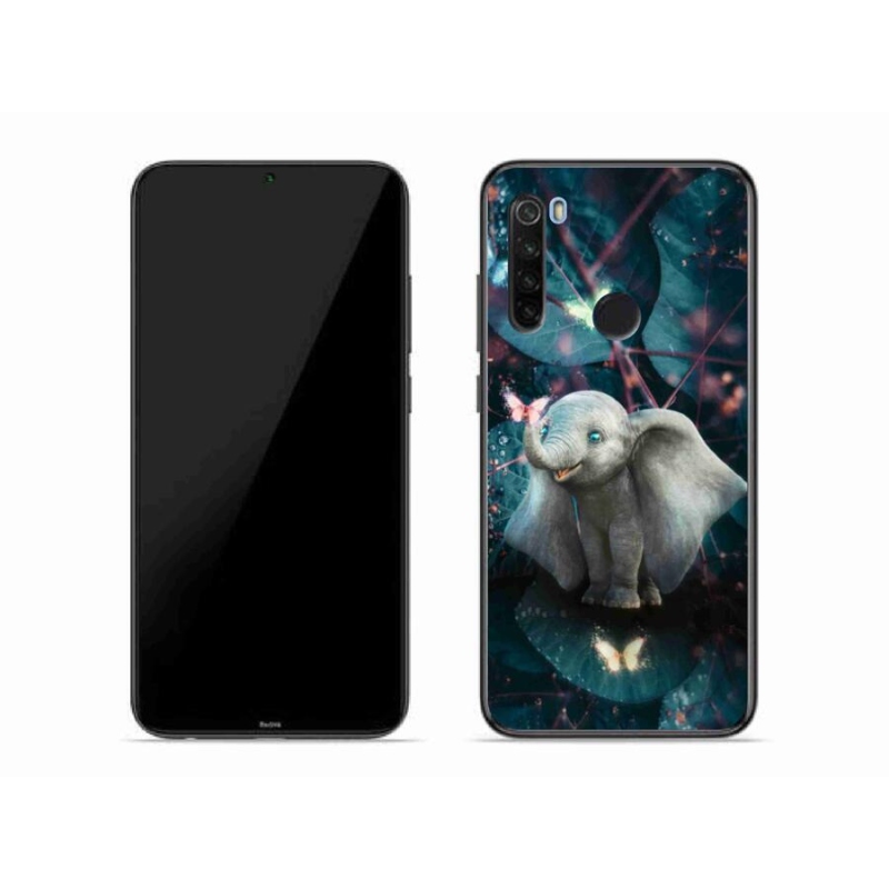 Gél borítás mmCase a Xiaomi Redmi Note 8T-hez - aranyos elefánt