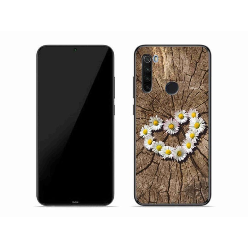 Gél borítás mmCase a Xiaomi Redmi Note 8T-hez - százszorszépek szíve
