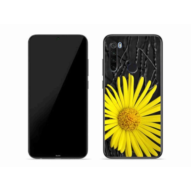 Gél borítás mmCase a Xiaomi Redmi Note 8T-hez - sárga virág
