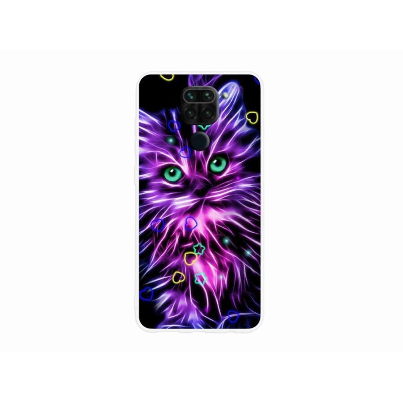 Gél borítás mmCase a Xiaomi Redmi Note 9-hez - absztrakt macska