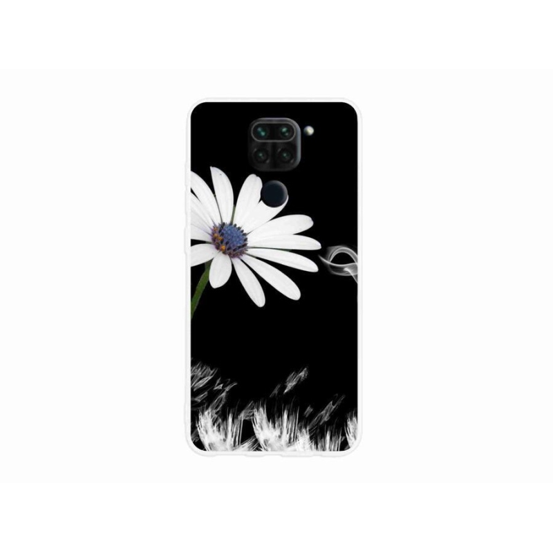 Gél borítás mmCase a Xiaomi Redmi Note 9-hez - fehér virág