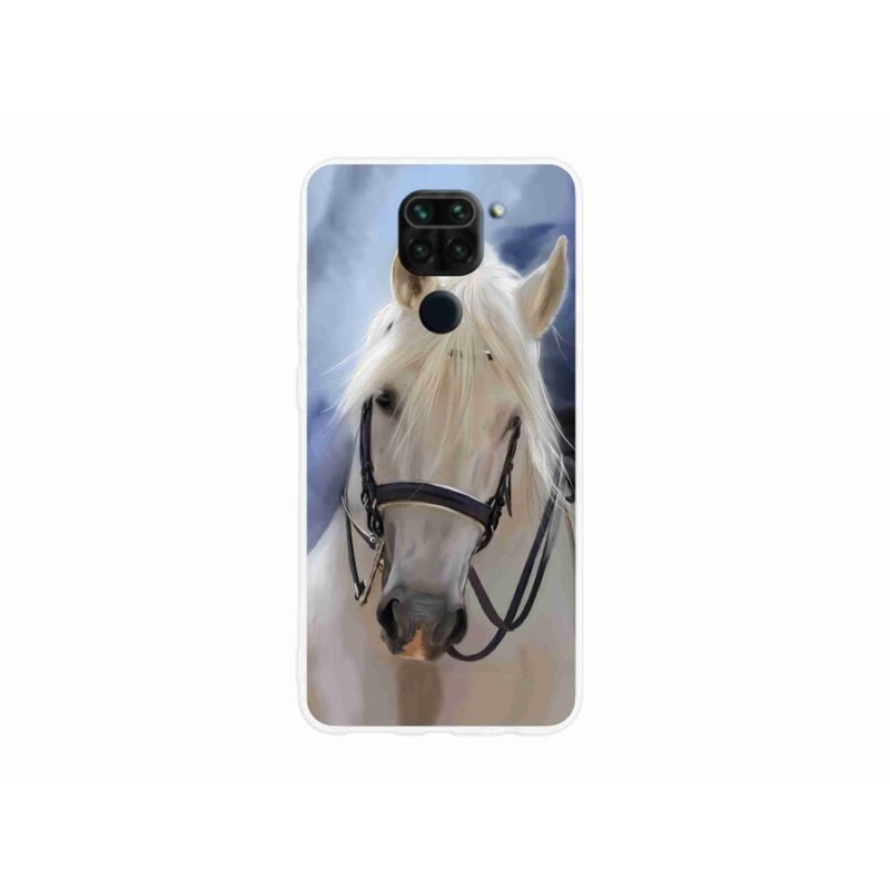 Gél borítás mmCase a Xiaomi Redmi Note 9-hez - fehér ló