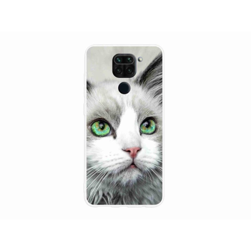 Gél borítás mmCase a Xiaomi Redmi Note 9-hez - macska nézet
