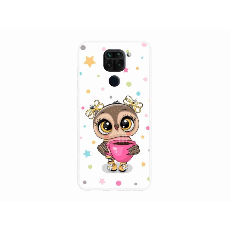 Gél borítás mmCase a Xiaomi Redmi Note 9-hez - rajzfilm bagoly