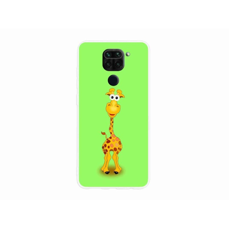 Gél borítás mmCase a Xiaomi Redmi Note 9-hez - rajzfilm zsiráf