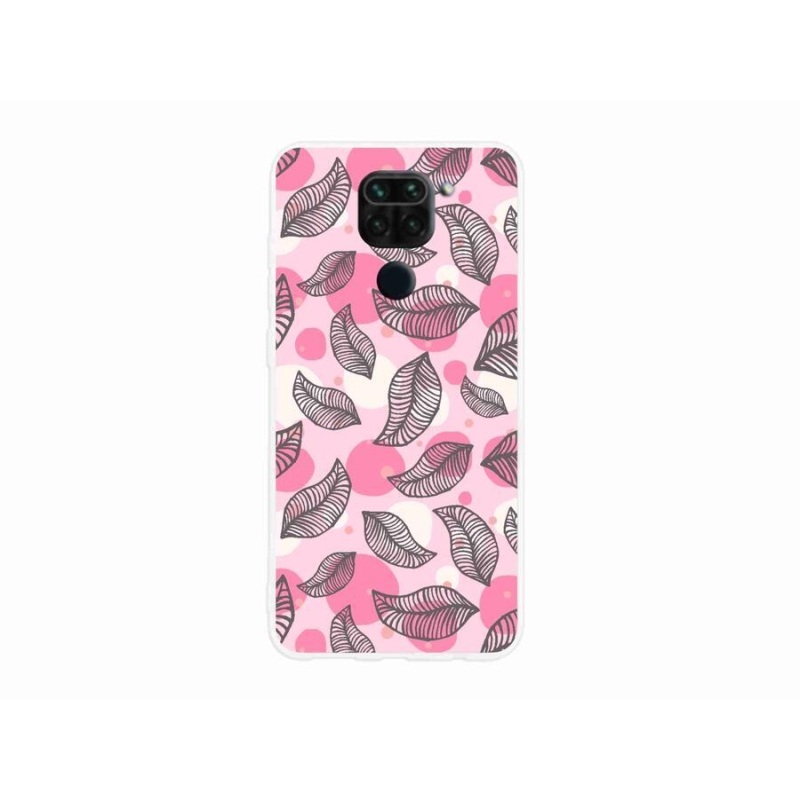 Gél borítás mmCase a Xiaomi Redmi Note 9-hez - rajzfilmes hulló levelek