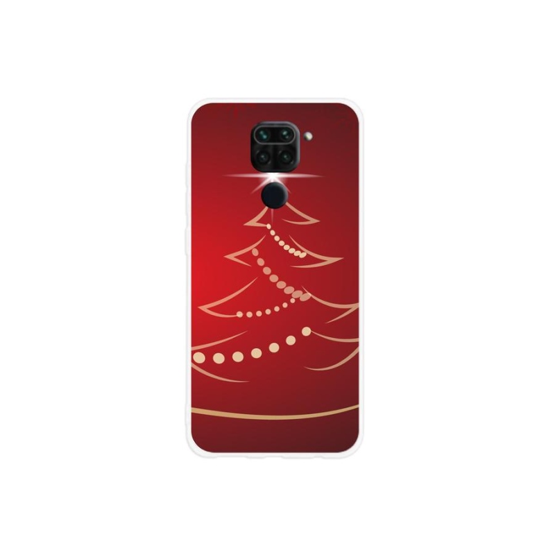 Gél borító mmCase a Xiaomi Redmi Note 9-hez - karácsonyfa karikatúra