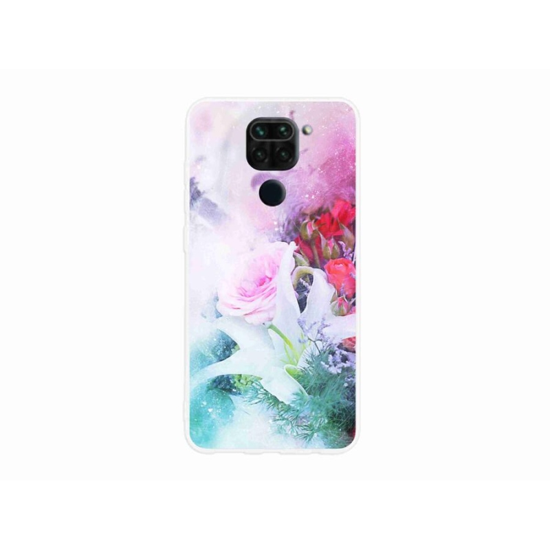 Gél borítás mmCase a Xiaomi Redmi Note 9-hez - virágok 4