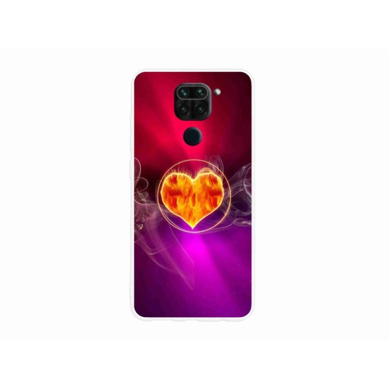 Gél borító mmCase a Xiaomi Redmi Note 9-hez - tüzes szív
