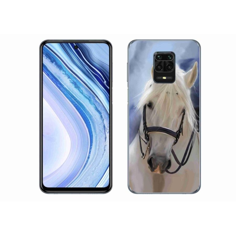 Gél borítás mmCase a Xiaomi Redmi Note 9 Pro-hoz - fehér ló