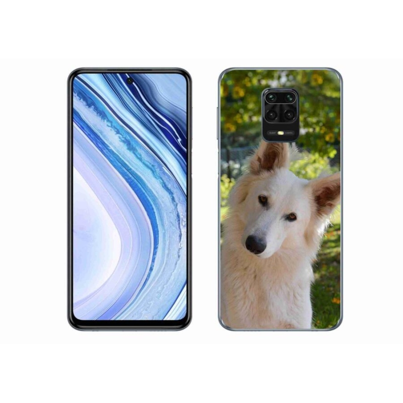 Gél borítás mmCase a Xiaomi Redmi Note 9 Pro-hoz - fehér Swiss Shepherd 1