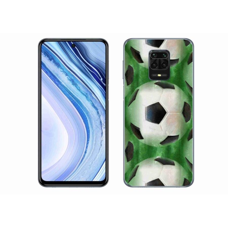 Gél borítás mmCase a Xiaomi Redmi Note 9 Pro számára - focilabda