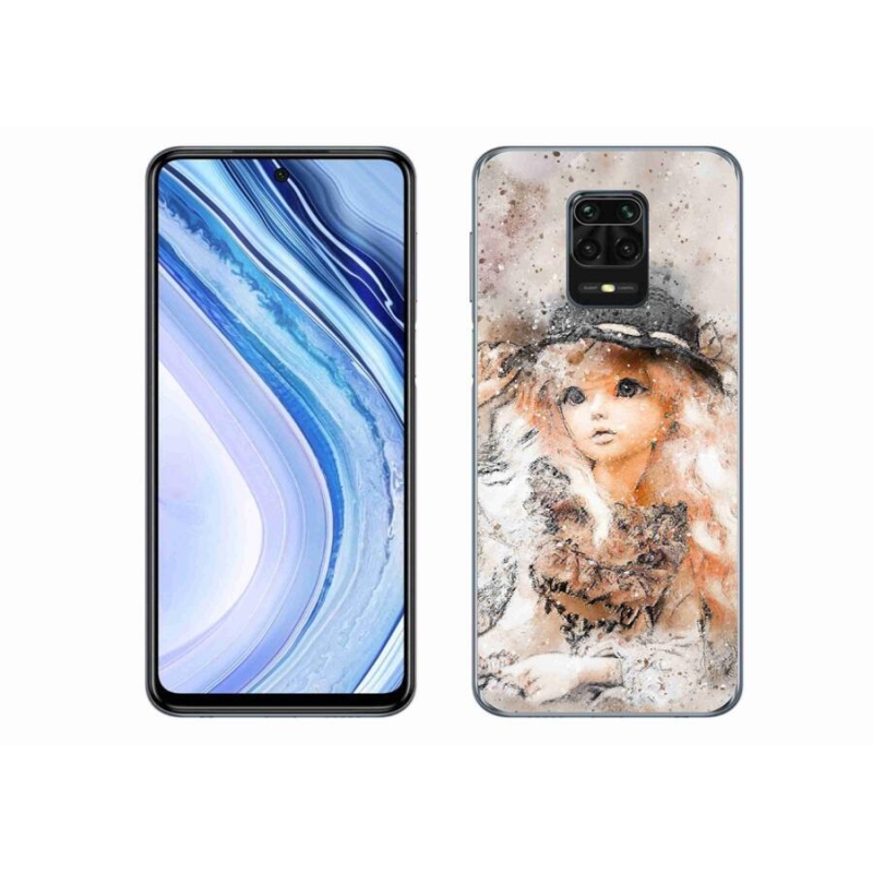 Gél borítás mmCase a Xiaomi Redmi Note 9 Pro-hoz - lány kalapban
