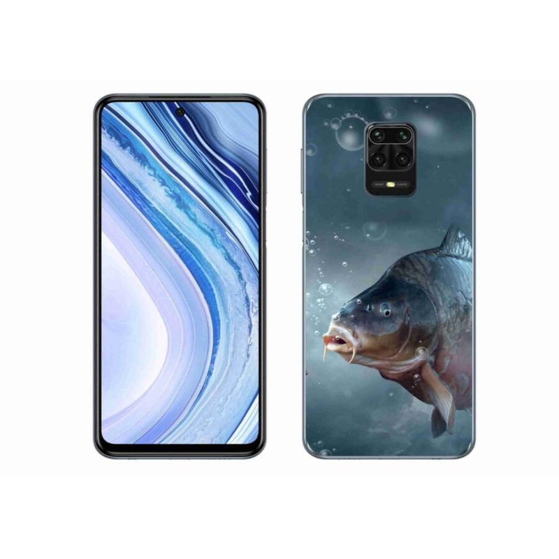 Gél borítás mmCase a Xiaomi Redmi Note 9 Pro számára - ponty és buborékok