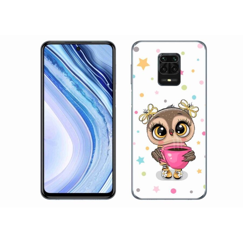 Gél borítás mmCase a Xiaomi Redmi Note 9 Pro-hoz - rajzfilm bagoly
