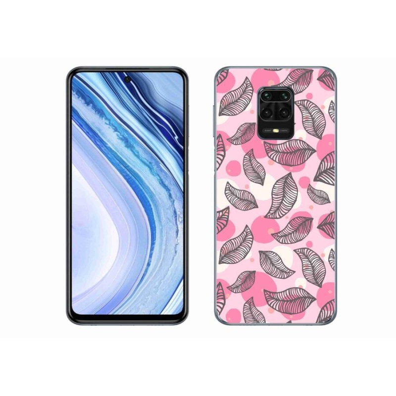 Gél borítás mmCase a Xiaomi Redmi Note 9 Pro-hoz - rajzfilmes hulló levelek