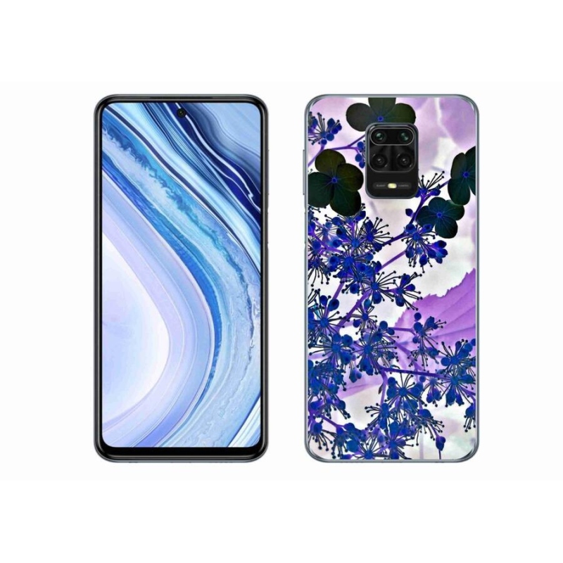 Gél borítás mmCase a Xiaomi Redmi Note 9 Pro-hoz - hortenzia virág