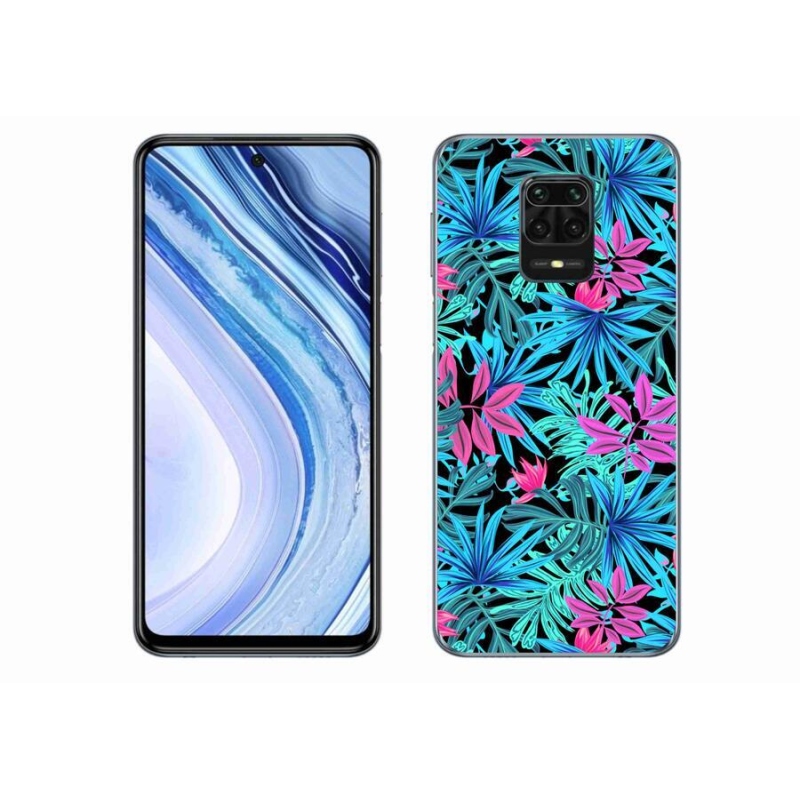 Gél borítás mmCase a Xiaomi Redmi Note 9 Pro számára - virágok 3