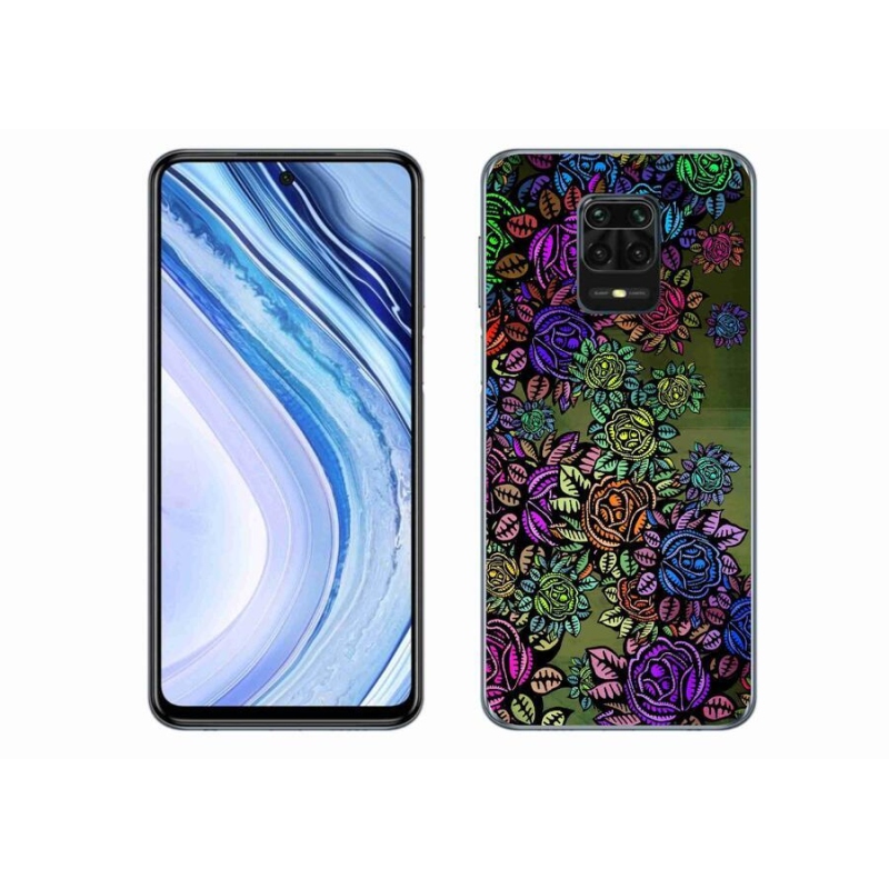 Gél borítás mmCase a Xiaomi Redmi Note 9 Pro számára - virágok 6