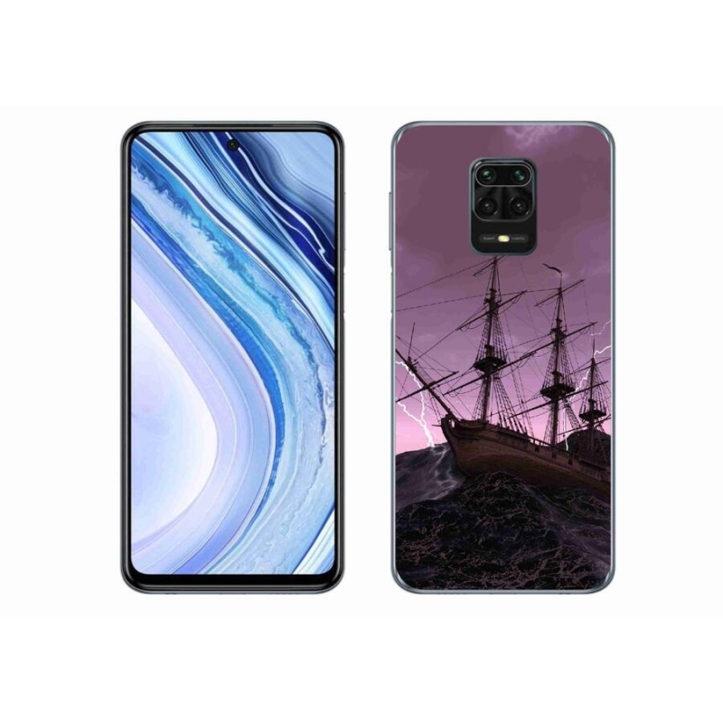 Gél borítás mmCase a Xiaomi Redmi Note 9 Pro-hoz - hajó a viharban