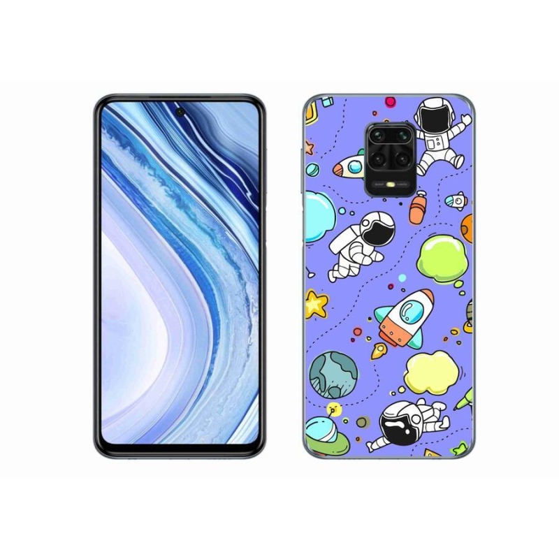 Gél borítás mmCase a Xiaomi Redmi Note 9 Pro készülékhez - space