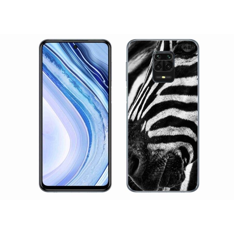 Gél borítás mmCase a Xiaomi Redmi Note 9 Pro készülékhez - zebra