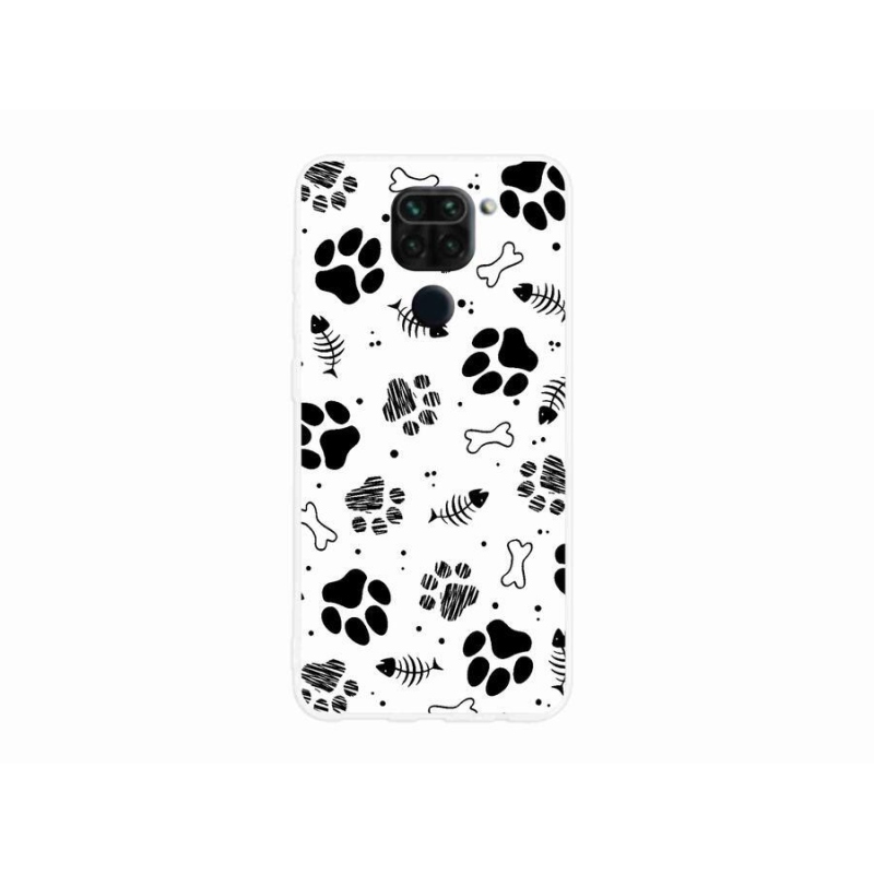 Gél borítás mmCase a Xiaomi Redmi Note 9-hez - kutyamancsok 1