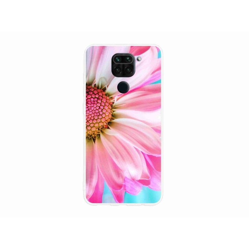Gél borítás mmCase a Xiaomi Redmi Note 9-hez - rózsaszín virág