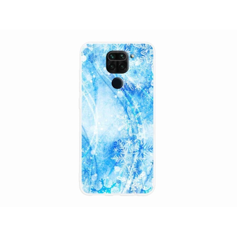 Gél borítás mmCase a Xiaomi Redmi Note 9-hez - hópelyhek