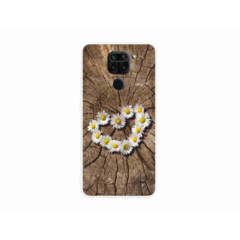 Gél borítás mmCase a Xiaomi Redmi Note 9-hez - százszorszépek szíve