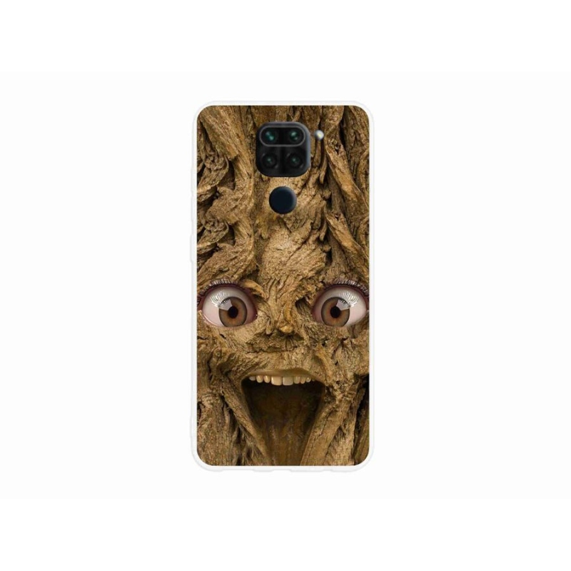 Gél borítás mmCase a Xiaomi Redmi Note 9-hez - vidám fa szemekkel